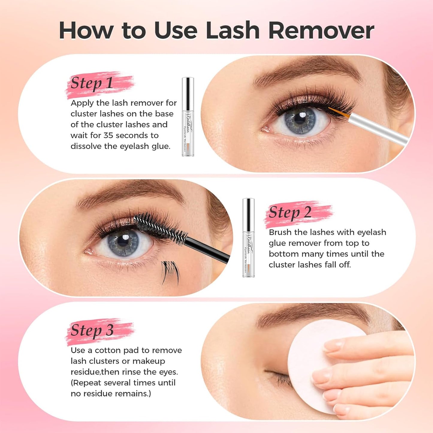 Ultimate 2-Piece Lash Bond & Seal Kit with Waterproof Remover - Perfect for Cluster Eyelashes!