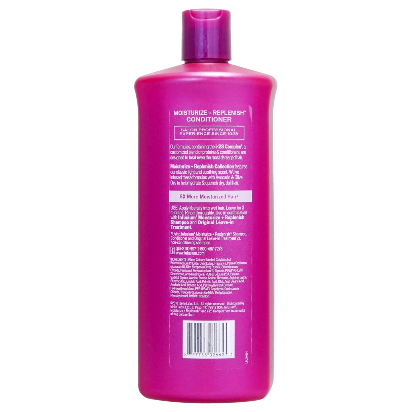 Moisturize and Replenish Conditioner - Hair Conditioner for Dry Hair - with Avocado and Olive Oils - Conditioner for Women - 33.8 Oz