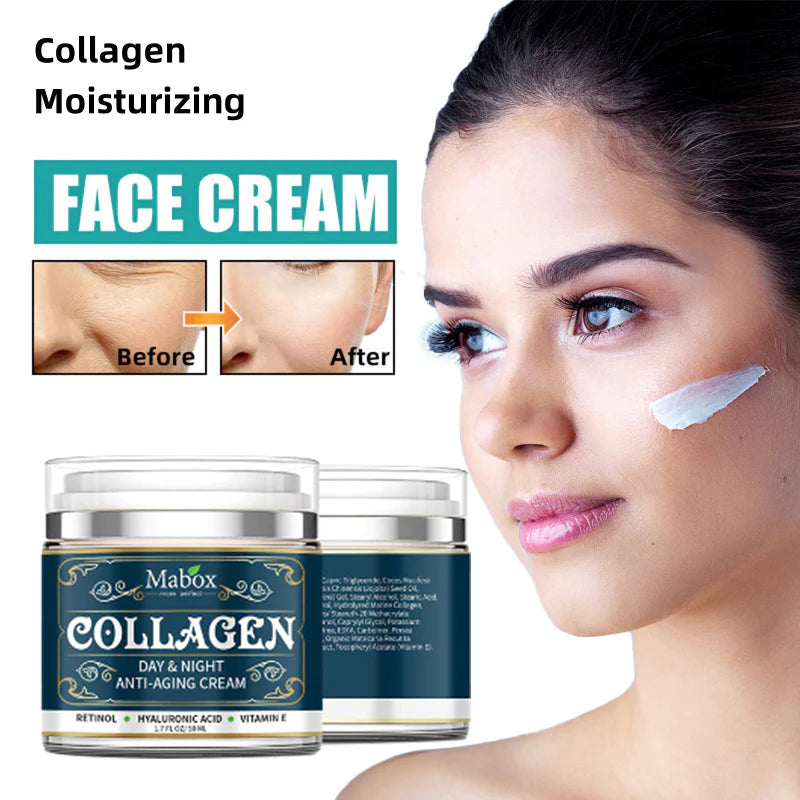 Revitalizing Collagen Moisturizing Cream - Anti-Aging Face Cream for Youthful, Hydrated Skin