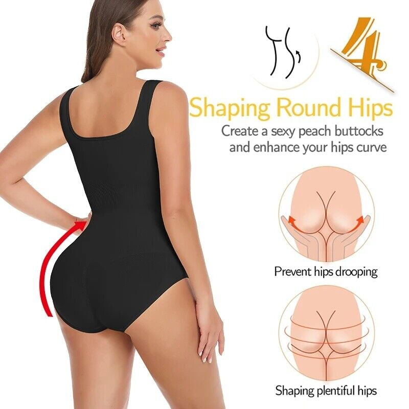 Flawless Fit Women's Seamless Tummy Control Bodysuit - Ultimate Slimming Shapewear