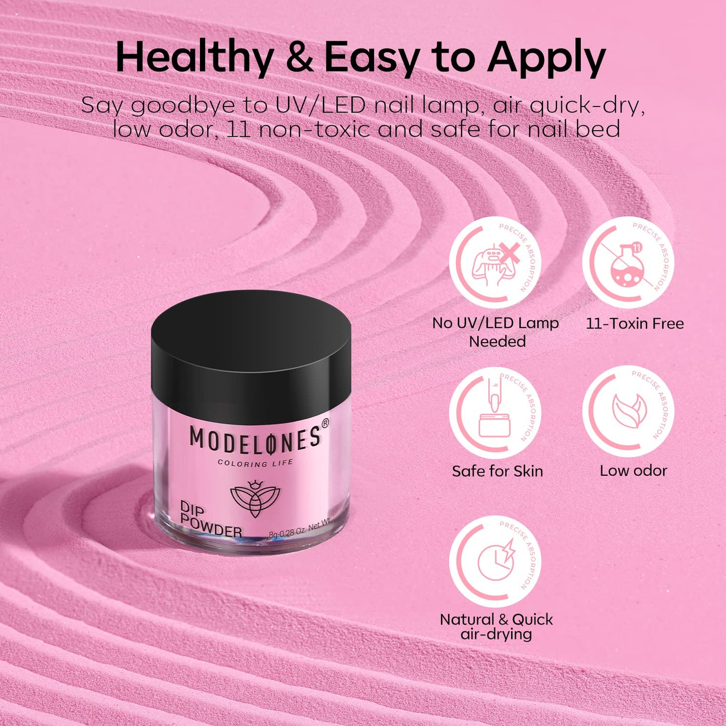 Ultimate Dip Powder Nail Kit - 4 Vibrant Glitter Colors, Essential Liquids & Tools for Stunning DIY Manicures - Perfect Mother's Day Gift!