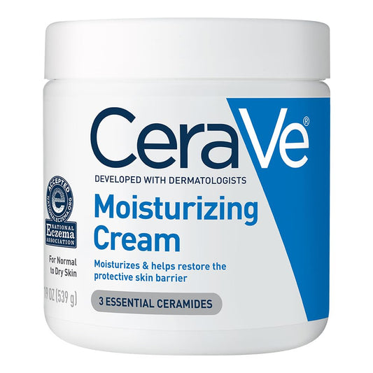 Nourishing Moisturizing Cream for Face & Body - Hydrating Formula with Hyaluronic Acid & Ceramides - Daily Oil-Free & Fragrance-Free Care for Dry Skin - 19 Ounce