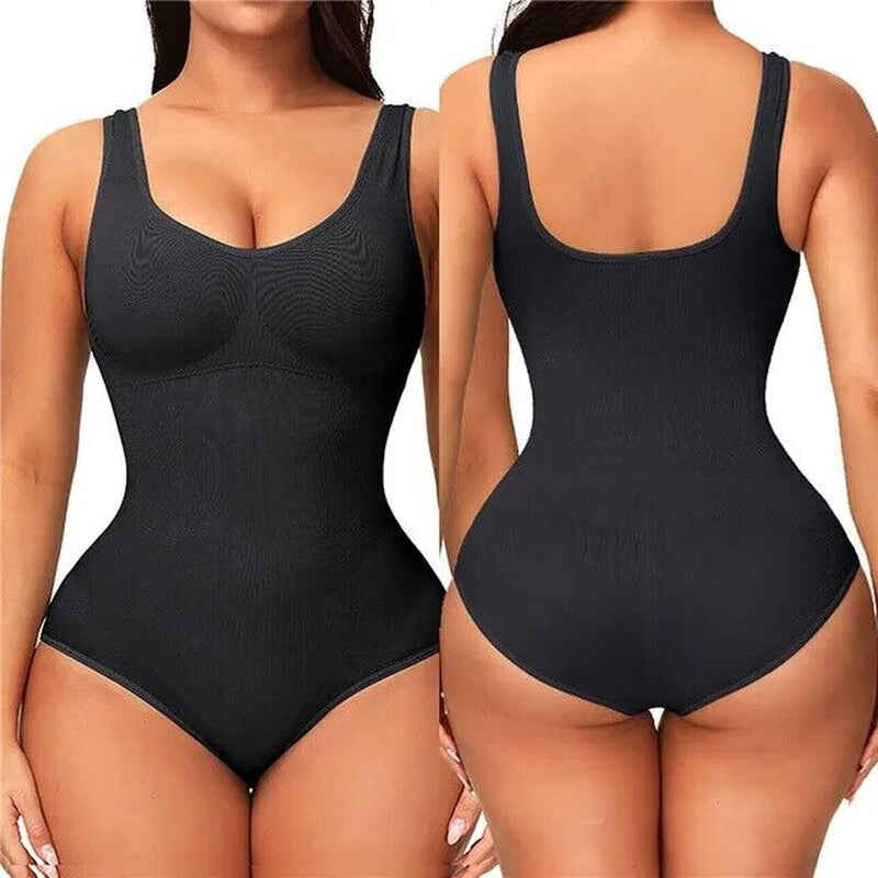 Flawless Fit Women's Seamless Tummy Control Bodysuit - Ultimate Slimming Shapewear