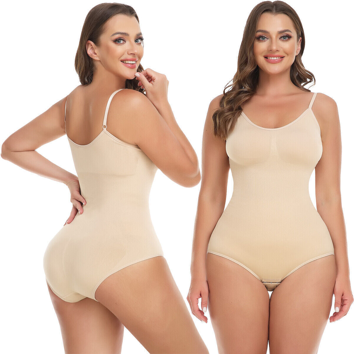 Flawless Fit Women's Seamless Tummy Control Bodysuit - Ultimate Slimming Shapewear