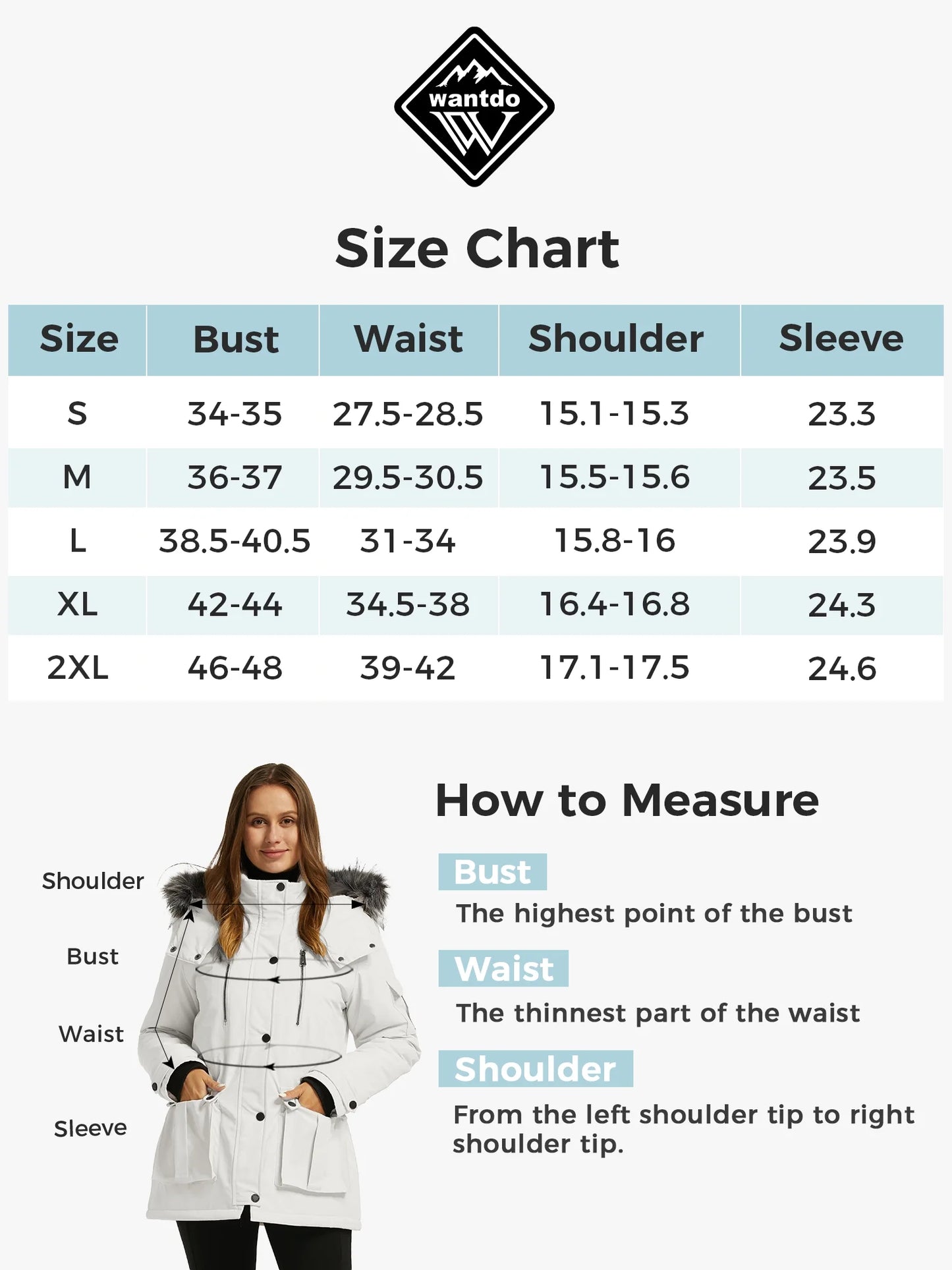 Stylish Women's Thicken Quilted Winter Coat - Beige Puffer Jacket, Size L