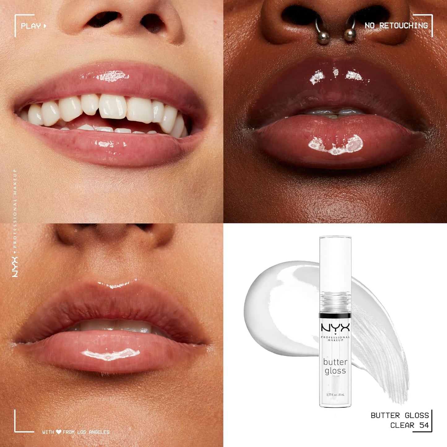 Sugar Glass Non-Sticky Butter Gloss - Clear Lip Perfection