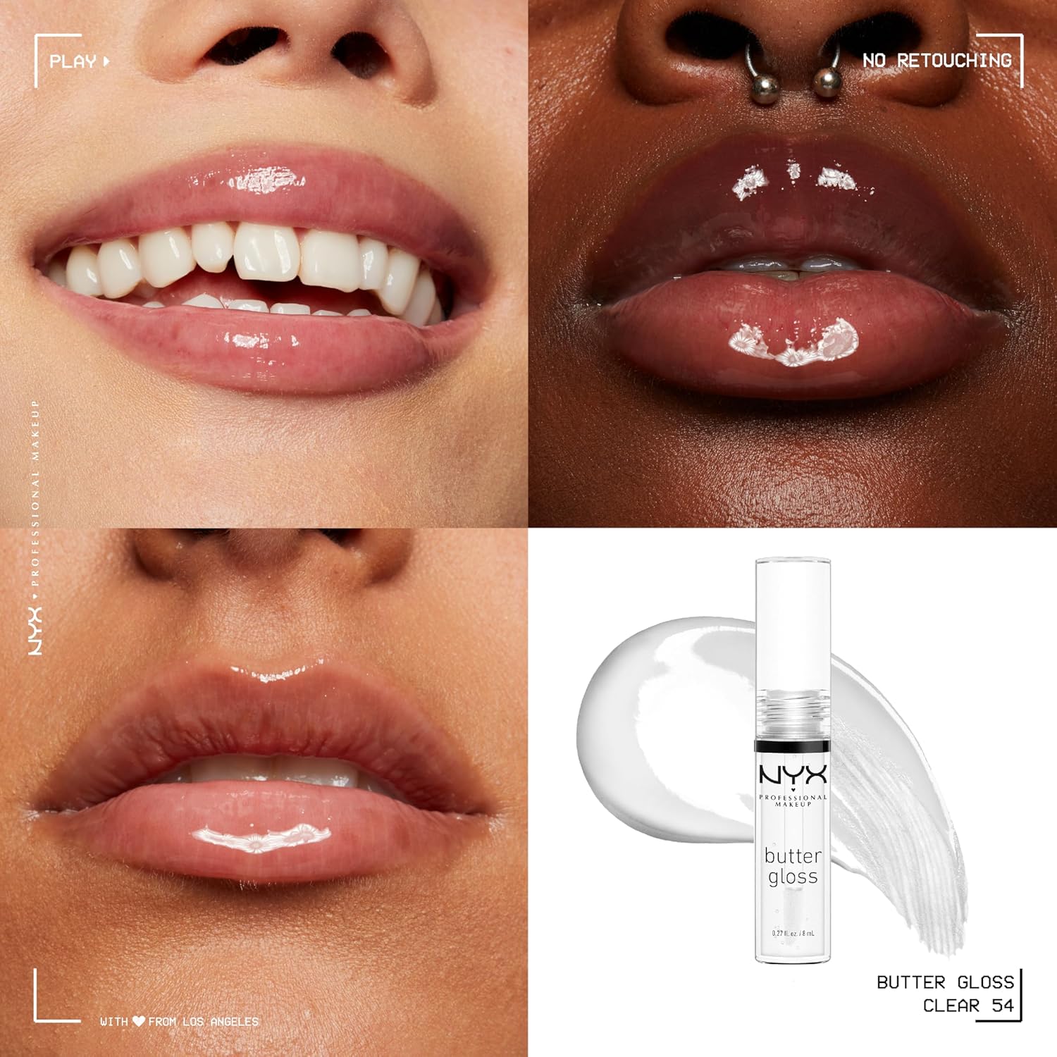 Sugar Glass Non-Sticky Butter Gloss - Clear Lip Perfection