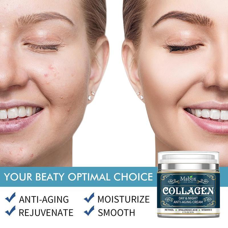 Revitalizing Collagen Moisturizing Cream - Anti-Aging Face Cream for Youthful, Hydrated Skin