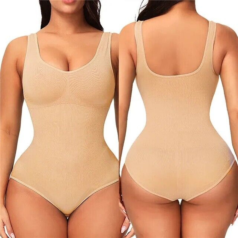 Flawless Fit Women's Seamless Tummy Control Bodysuit - Ultimate Slimming Shapewear