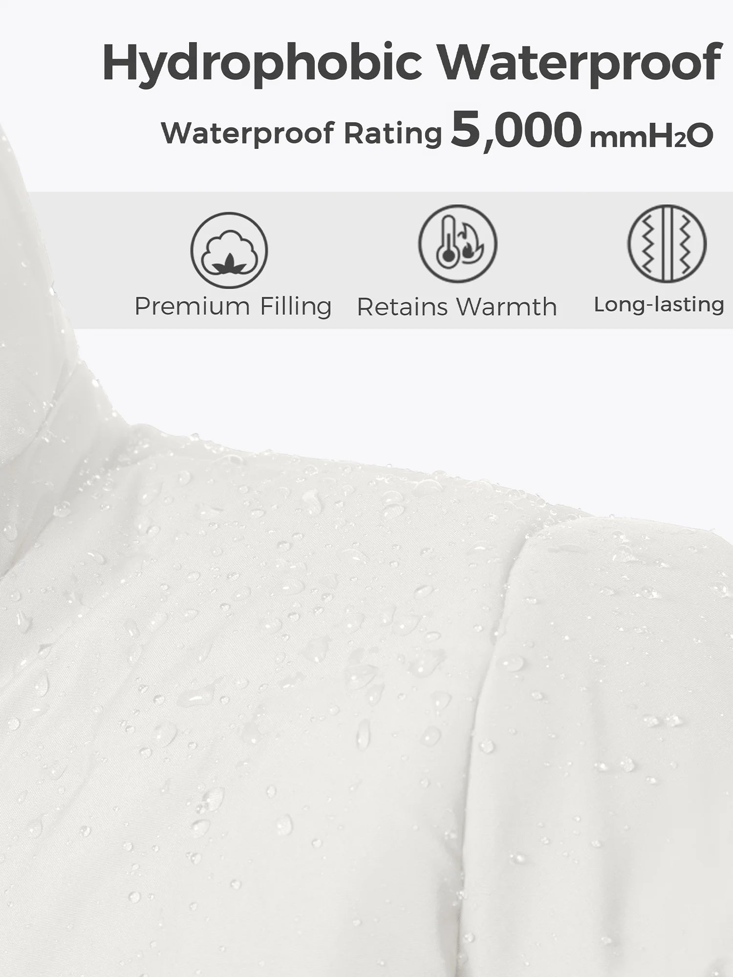 Stylish Women's Thicken Quilted Winter Coat - Beige Puffer Jacket, Size L