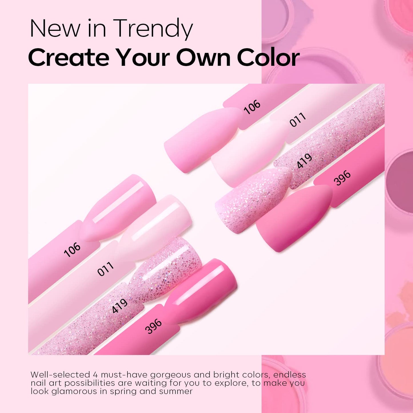 Ultimate Dip Powder Nail Kit - 4 Vibrant Glitter Colors, Essential Liquids & Tools for Stunning DIY Manicures - Perfect Mother's Day Gift!