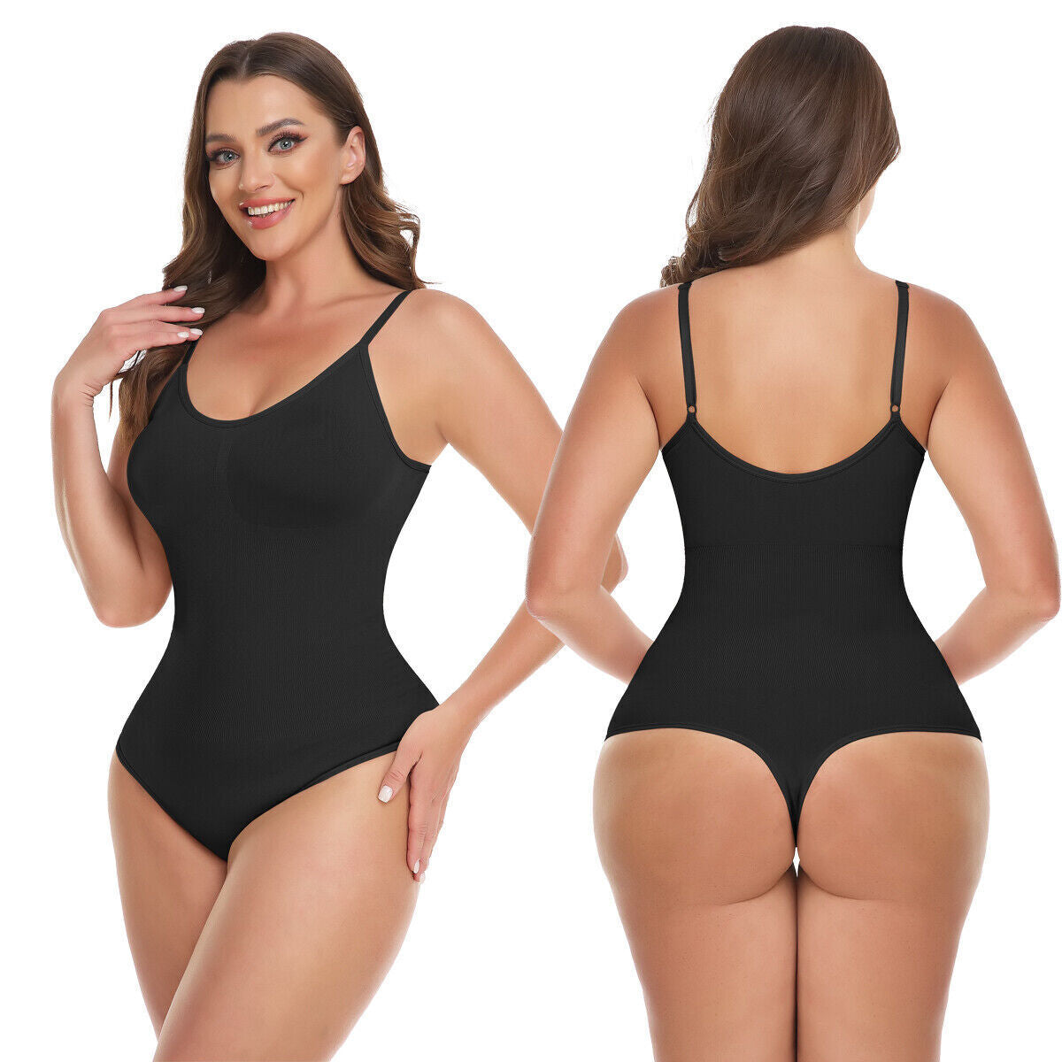 Flawless Fit Women's Seamless Tummy Control Bodysuit - Ultimate Slimming Shapewear