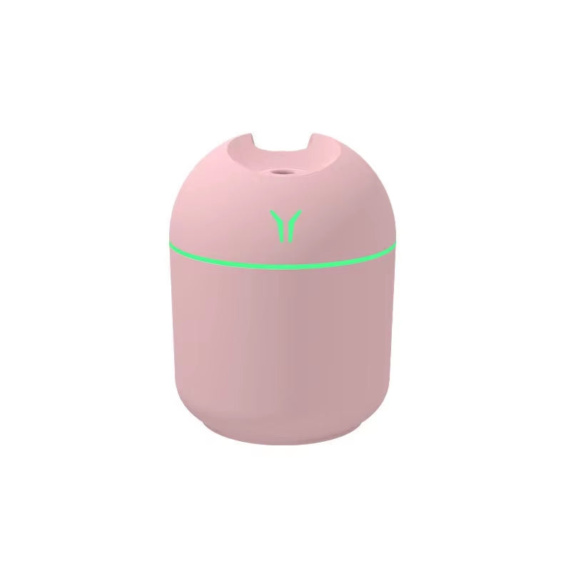 Compact 250ML USB Aroma Oil Diffuser & Humidifier with LED Night Light - Perfect for Home & Car