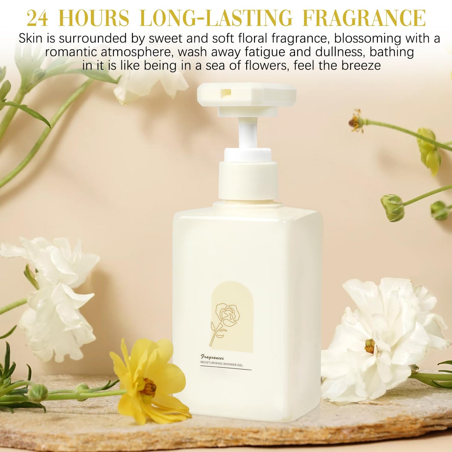 Sanyequeen Fragrant Moisturizing Body Wash - Luxurious Korean Shower Gel (300ML)